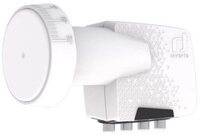 Inverto Home Pro Quattro-LNB IDLH-QTL410-HMPRO-OPN Universal-Quattro-LNB wei&szlig;