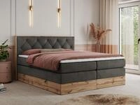 MKS M&Ouml;BEL Boxspringbett VENETO KING (Doppelbett, Multipocket-Matratzen, Topper