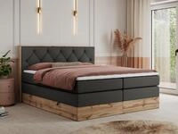 MKS M&Ouml;BEL Boxspringbett VENETO KING (Doppelbett, Multipocket-Matratzen, Topper