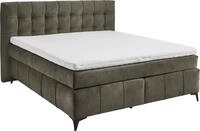 ED EXCITING DESIGN Boxspringbett Oregon, inkl. Duo-Matratze - Kokosmatte,