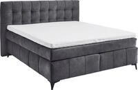 ED EXCITING DESIGN Boxspringbett Oregon, inkl. Duo-Matratze - Kokosmatte,