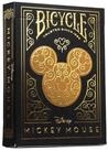 Cartamundi Spiel Bicycle&reg; Kartendeck - Disney Mickey Mouse Black and Gold,