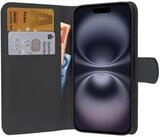 PEDEA Backcover Book Cover Classic f&uuml;r Apple iPhone 16 Plus black