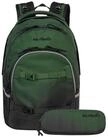 McNeill Schulranzen Schulrucksack MILO Grass 2-teilig (2-teilig), ergonomisch, Air