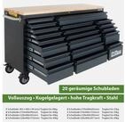 TRUTZHOLM Werkstattwagen Deluxe XXL 160x91cm 20 Schubladen gef&uuml;llt 254tlg CRV