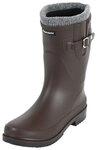 Regenliebe Pf&uuml;tze-W Gummistiefel Halbschaft Regenstiefel mit Warmfutterstrumpf