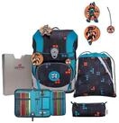 DerDieDas&reg; Schulranzen Schulranzen Set 5-tlg. ErgoFlex Tiny Ninja Fighter