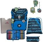 DerDieDas&reg; Schulranzen Schulranzen Set 5-tlg. ErgoFlex Easy Superflash Blue Robot