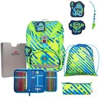 DerDieDas&reg; Schulranzen Schulranzen Set 5-tlg. ErgoFlex NEON Monster