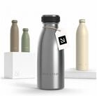 LARS NYS&Oslash;M Thermoflasche Ren, Isolierflasche mit Vakuum Isolierung: 12h hei&szlig; / 24h