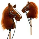 Pink Papaya Steckenpferd Hobby Horse - Steckenpferd mit Halfter/Trense, Hobbyhorse