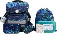 SCHOOL-MOOD&reg; Schulranzen Timeless Pro (7-tlg), mit LED-Patchy