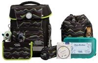 SCHOOL-MOOD&reg; Schulranzen Schulranzenset 7-tlg. Champion Maxx Pro Finn Raubkatze