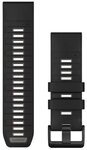 Garmin Smartwatch-Armband QuickFit-Armband 26 mm Silikon Schwarz/Kieselgrau
