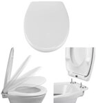 Haushalt International WC-Sitz WC-Sitz aus Duroplast mit Schnellverschluss &...