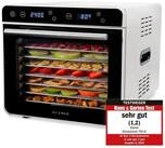 KLAMER D&ouml;rrautomat XL 700W Edelstahl, 8 Etagen, 24h Timer, 35&ndash;80&deg;C,...