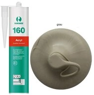 Ramsauer Dichtstoff Ramsauer 160 Acryldichtstoff 1K Acryl Dichtstoff 310ml Kartusche,