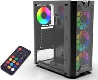 INCA Gaming-Geh&auml;use EMPOUSA Premium Computer CASE EMG-15XB 4x ARGB L&uuml;fter LED