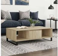 vidaXL Couchtisch vidaXL Couchtisch Sonoma-Eiche 104x60x35 cm Holzwerkstoff