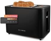 KLAMER Toaster Toaster mit Br&ouml;tchenaufsatz, hochwertiger 2 Scheiben-Toaster, 6