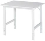 RAU Werkbank Arbeitstisch 1000x800x760-1080 M-Platte 22mm lichtgrau