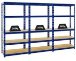PROREGAL&reg; Schwerlastregal Robustes Lagerregal MegaDeal TIGER...