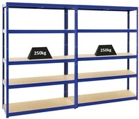 PROREGAL&reg; Schwerlastregal MegaDeal Garagenregal Kellerregal Steckregal...