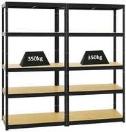 PROREGAL&reg; Schwerlastregal MegaDeal Garagenregal Kellerregal Steckregal...