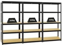 PROREGAL&reg; Schwerlastregal MegaDeal Garagenregal Kellerregal Steckregal...