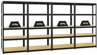 PROREGAL&reg; Schwerlastregal MegaDeal Garagenregal Kellerregal Steckregal...