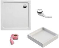 OTTOFOND Duschwanne, quadratisch, Sanit&auml;racryl, Set, 100x100x3 cm, mit