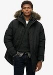 Superdry Parka EVEREST FAUX FUR PARKA JACKET Kunstfaser, loose fit