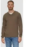 s.Oliver Longpullover Strickpullover Strickpullover mit Logo-Stickerei