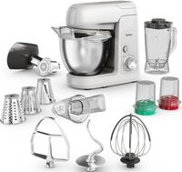 Tefal K&uuml;chenmaschine Bake Partner QB525B, inkl. Standmixeraufsatz und vollst&auml;ndigem