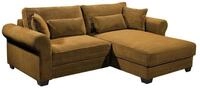ED EXCITING DESIGN Ecksofa Angelina 240 x 185 cm - mit Schlaffunktion & Bettkasten,
