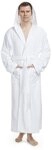 Arus Herrenbademantel Pacific, mit Kapuze, 100% Baumwolle, extra lang, f&uuml;r Spa &