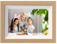 Braun Phototechnik DigiFrame 10W WiFi buche 25,7cm Digitaler Bilderrahmen