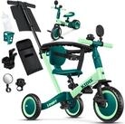 KIDIZ Laufrad, 6in1 Dreirad Loopy Laufr&auml;der Lauffahrrad Kinderdreirad