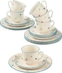 Seltmann Weiden Kaffeeservice Geschirr-Set, 18 Teile, Marieluise Streublume...