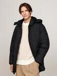 Parka TOMMY HILFIGER "ROCKIE UTILITY PARKA", Herren, Gr. S, schwarz, Web,