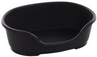 Flamingo Hundekorb Hundekorb Tuck oval aus Kunststoff schwarz