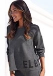 Elbsand Strickpullover aus hochwertigem Strick mit eingestricktem Logo, Loungewear