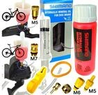 Fantic26 Fahrrad-Montagest&auml;nder Shimano Mineral &Ouml;L Service Entl&uuml;ftungs Kit MTB
