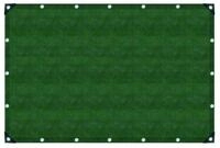 J&auml;ger Direkt Schutzplane Gewebeplane oliv 5x6m UV-stabilis. &Ouml;sen 50 cm