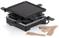 kela Raclette Geneva, 4 Raclettepf&auml;nnchen, Grillplatte Aluguss f&uuml;r 4 Personen