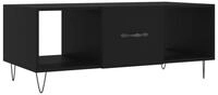 vidaXL Couchtisch Couchtisch Schwarz 102x50x40 cm Holzwerkstoff (1-St)