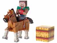 Jazwares Minecraft - Steve mit braunem Pferd Serie 2 (16594)