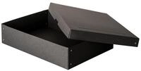 Falken Archivcontainer Falken Aufbewahrungsbox PURE Box Black 22001688 A3 100mm sw