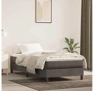 Kaltschaummatratze, vidaXL, Taschenfederkernmatratze Dunkelgrau 100x210x20 cm...