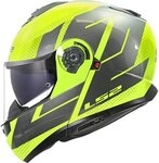 LS2 Motorradhelm FF908 Strobe II Code Klapphelm, vorbereitet f&uuml;r